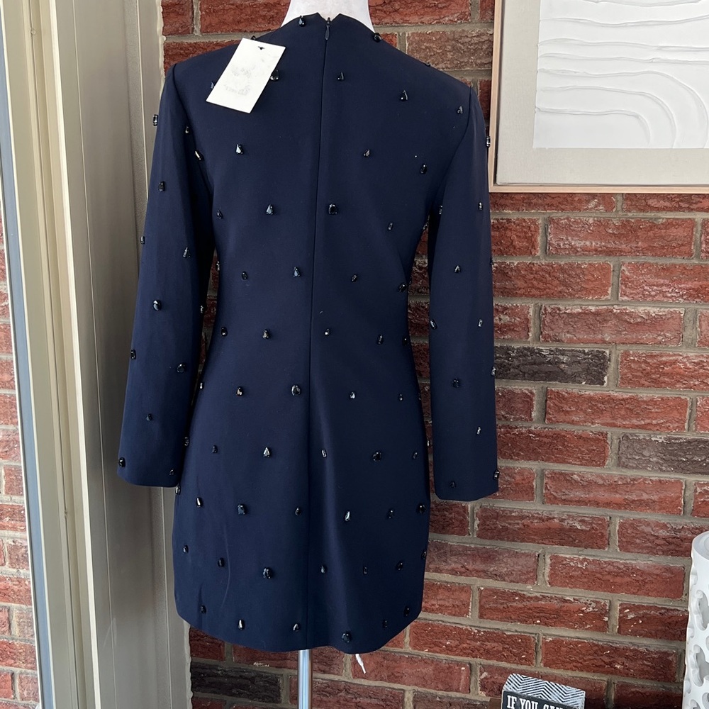 A.L.C. Revolve Kenna Embellished Long-Sleeve Mini Dress Size 2 NWT - Picture 6 of 7